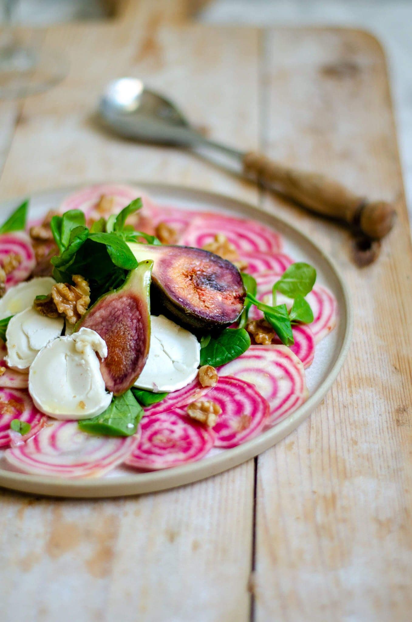 Chioggia beet carpaccio