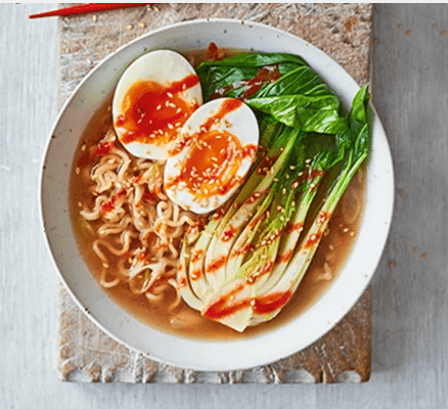 Vegetarian Ramen with Pak Choy