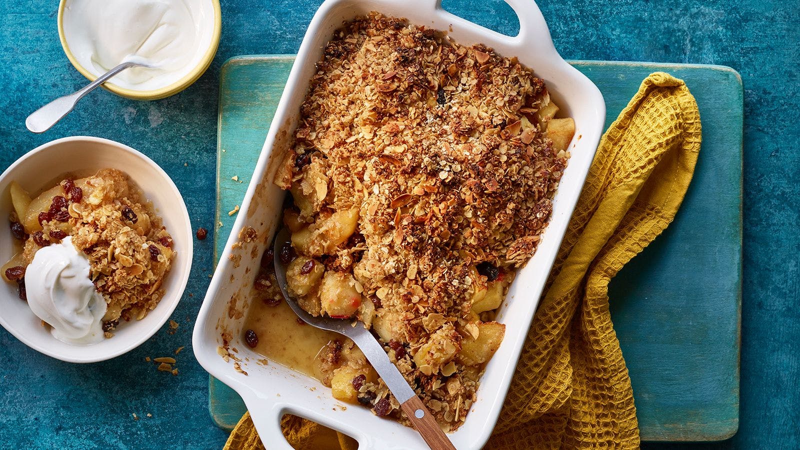Apple and Pear crumble
